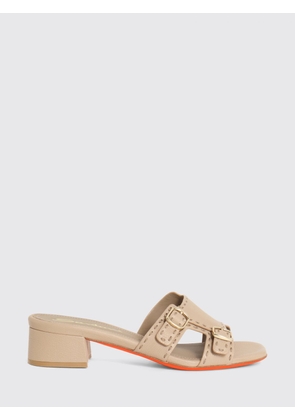 Heeled Sandal SANTONI Woman color Natural