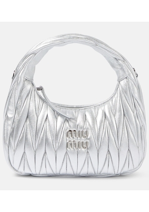 Miu Miu Wander Small matelasse leather shoulder bag