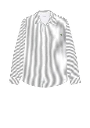 Burberry Casual Shirt in Conifer & Chalk - White. Size M (also in ).