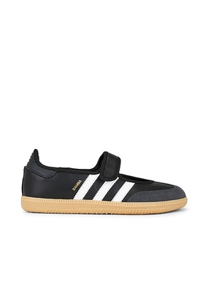 Adidas Originals Samba Jane Sneaker in White  Carbon  & Core Black - Black. Size 7 (also in ).