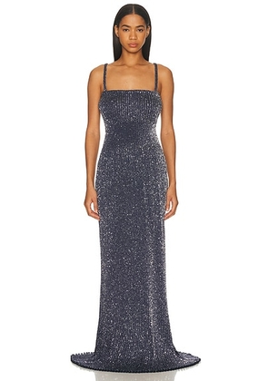 ALAÃA Bodice Dress in Marine - Navy. Size 44 (also in ).