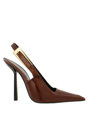 Saint Laurent Patent Leather Lee Slingback Pumps