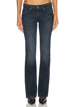 EB Denim Maria Mid Rise Bootcut Jean in Coppola - Blue. Size 23 (also in ).