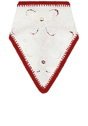 All That Remains Head Scarf in White - White. Size all.