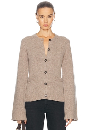 Jenni Kayne Cooper Cardigan in Taupe - Taupe. Size L (also in S, XS, M, XL).