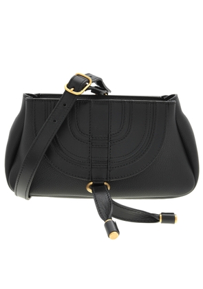 Chloe Marcie Small Black Shoulder Bag