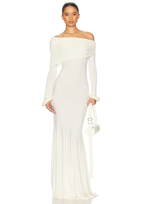 Helsa The Lotta Dress in Cream - Cream. Size L (also in M).