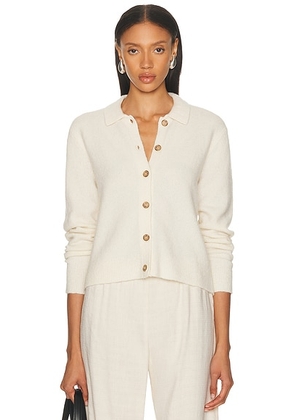 Jenni Kayne Murphy Cardigan in Ivory - Ivory. Size L (also in XS, S, M, XL).