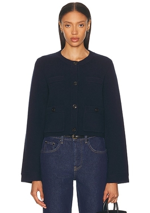 Jenni Kayne Charlotte Cardigan in Navy - Navy. Size L (also in S, M, XL).