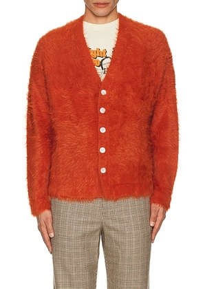 Midnight Rodeo Shaggy Cardigan in Picante - Red. Size M (also in ).