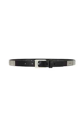 Lemaire Buffalo Studs Belts 20 in Black - Black. Size 80 (also in 85, 90).