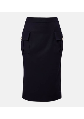 McQueen Wool pencil skirt
