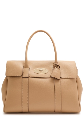 Mulberry Bayswater Small Grained Leather Shoulder bag - Beige - One Size
