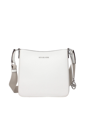 Michael Kors White Leather Shoulder Bag