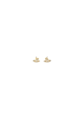 Vivienne Westwood Gold Brass Earrings - One Size