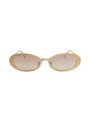 Elisa Johnson Lyric Leigh Sunglasses in Tan.