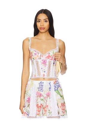 Charo Ruiz Ibiza Poppy Top in White. Size L. Also in S.