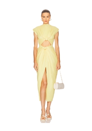 Cult Gaia Inaya Dress in Yellow. Size 2. Also in 0, 4, 6.