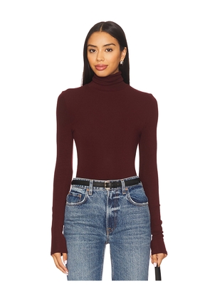 Elodie the Label Elodie Fleur Top in Burgundy. Size S. Also in L.