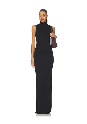 Eterne Harlow Soft Jersey Maxi Dress in Black. Size S. Also in L.