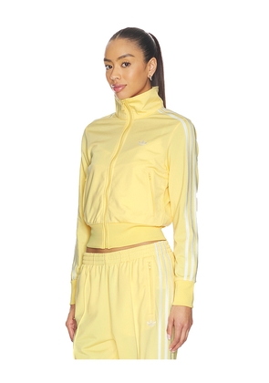 adidas Originals Firebird Classic Track Top in Lemon. Size M. Also in S, L.