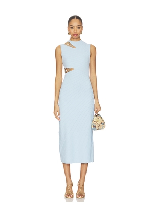 Cult Gaia Niki Dress in Baby Blue. Size XXS. Also in XS, S, M, L, XL.