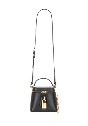 BALMAIN Pulse Vanity Bag in Black.