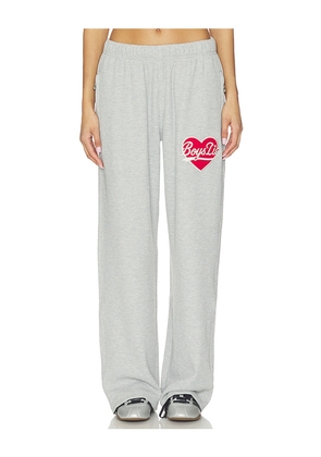 Boys Lie Signature Thermal Alex Sweatpants in Grey. Size XS. Also in S, M, L, XL/1X.