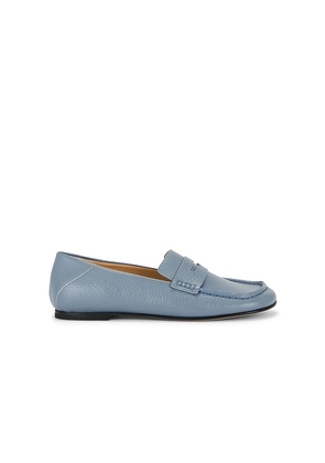 Dear Frances Drew Loafer With Penny Strap in Baby Blue. Size 37. Also in 38, 39, 40.