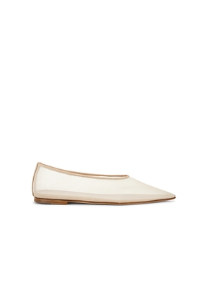 Dear Frances Topo Flat in Cream. Size 37. Also in 38, 39, 40.