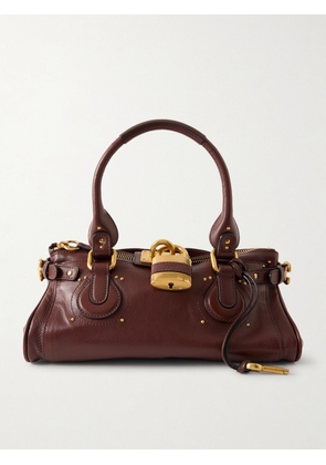 Chloé - Paddington Embellished Leather Tote - Brown - One size