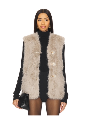 HEARTLOOM Verina Vest in Neutral. Size S. Also in M, L.