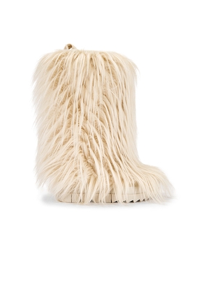 Goldbergh Leonora Faux High Snowboot in Cream. Size 38. Also in 39, 40.