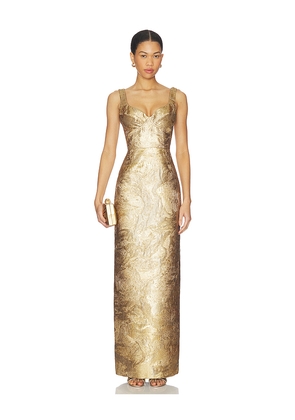 SIMKHAI Viella Gown in Yellow. Size 0. Also in 4, 6.