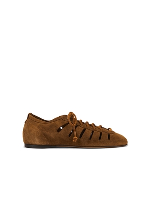 Isabel Marant Leyza Flat in Cognac. Size 38. Also in 39.