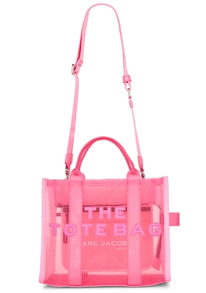 Marc Jacobs The Mesh Medium Tote Bag in Pink.