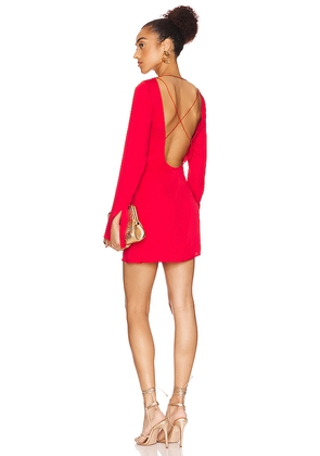 L'Academie Leda Mini Dress in Red. Size S. Also in L.