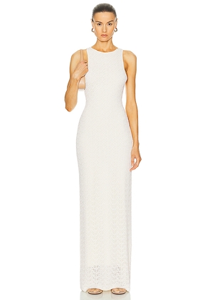 L'Academie by Marianna Amary Maxi Dress in Ivory. Size L. Also in XL.