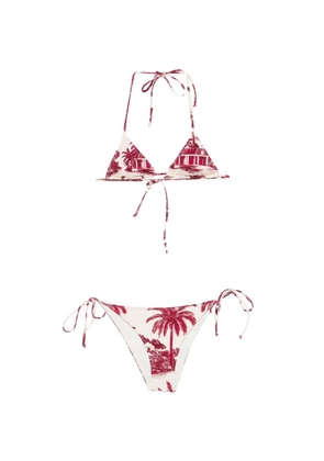 MC2 Saint Barth Leah print tie bikini - Neutrals