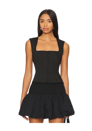 MAJORELLE Lulu Top in Black. Size S. Also in XXS.