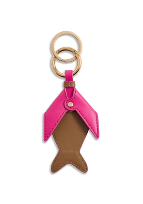 Lancel fish-motif keyring - Pink