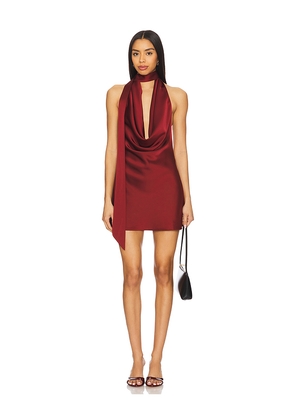 Lovers and Friends Nova Mini Dress in Burgundy. Size XL. Also in M.