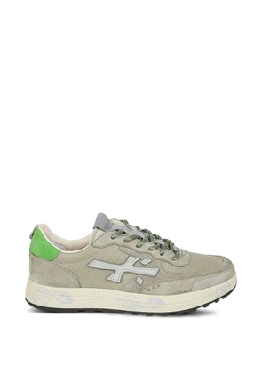 Premiata logo lace-up sneakers - Grey