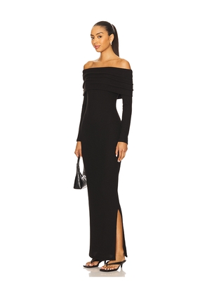 LNA Rory Fold Over Dress in Black. Size S. Also in M.