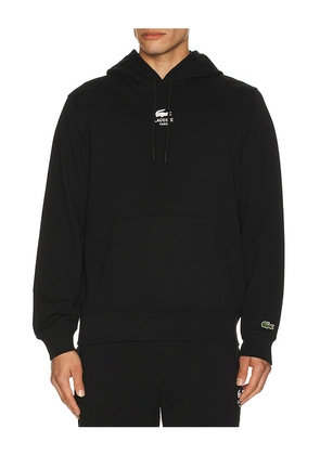 Lacoste Classic Fit Hoodie in Black. Size S. Also in M.