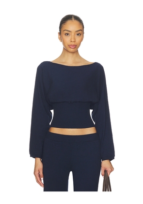 Lovers and Friends Liza Boat Neck Sweater in Navy. Size XS. Also in M.