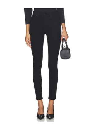 MOTHER High Waisted Looker Jeans in Black. Size 28. Also in 26.