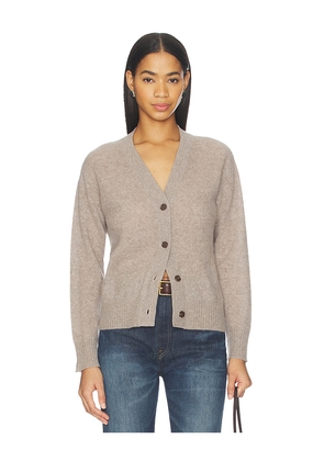 NAADAM Cloud Cashmere Cardigan in Taupe. Size S. Also in XS, M, L.