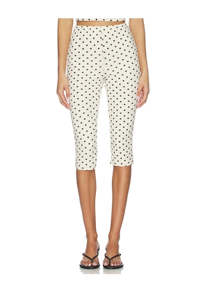 MORE TO COME Iris Capri in Cream. Size XS. Also in L, M, S, XL, XXS.