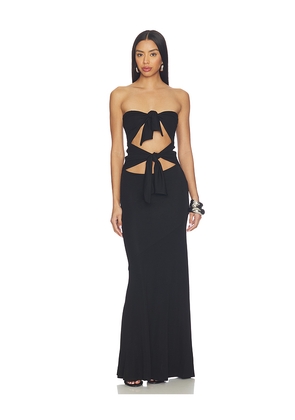 Lovers and Friends Sarai Maxi Dress in Black. Size XS. Also in XXS, S, M, L, XL.